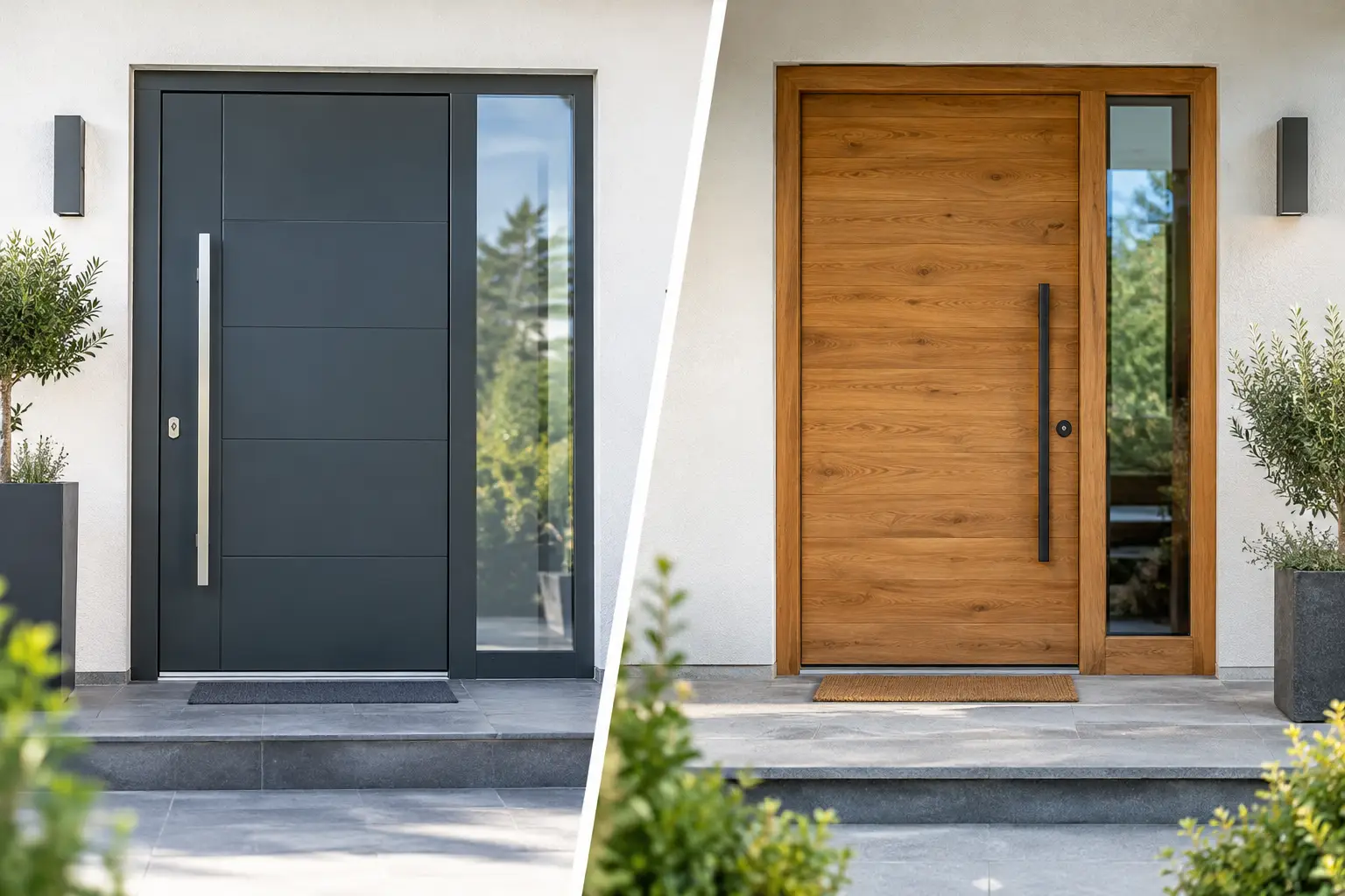 Alu Haustür oder Holztür - was passt besser?