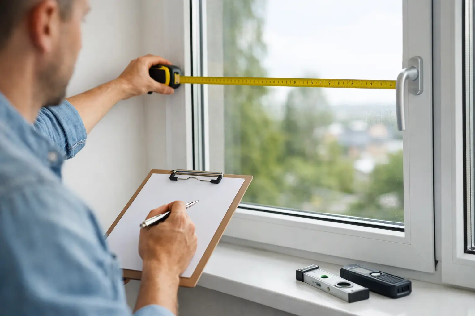 Fenster online richtig ausmessen