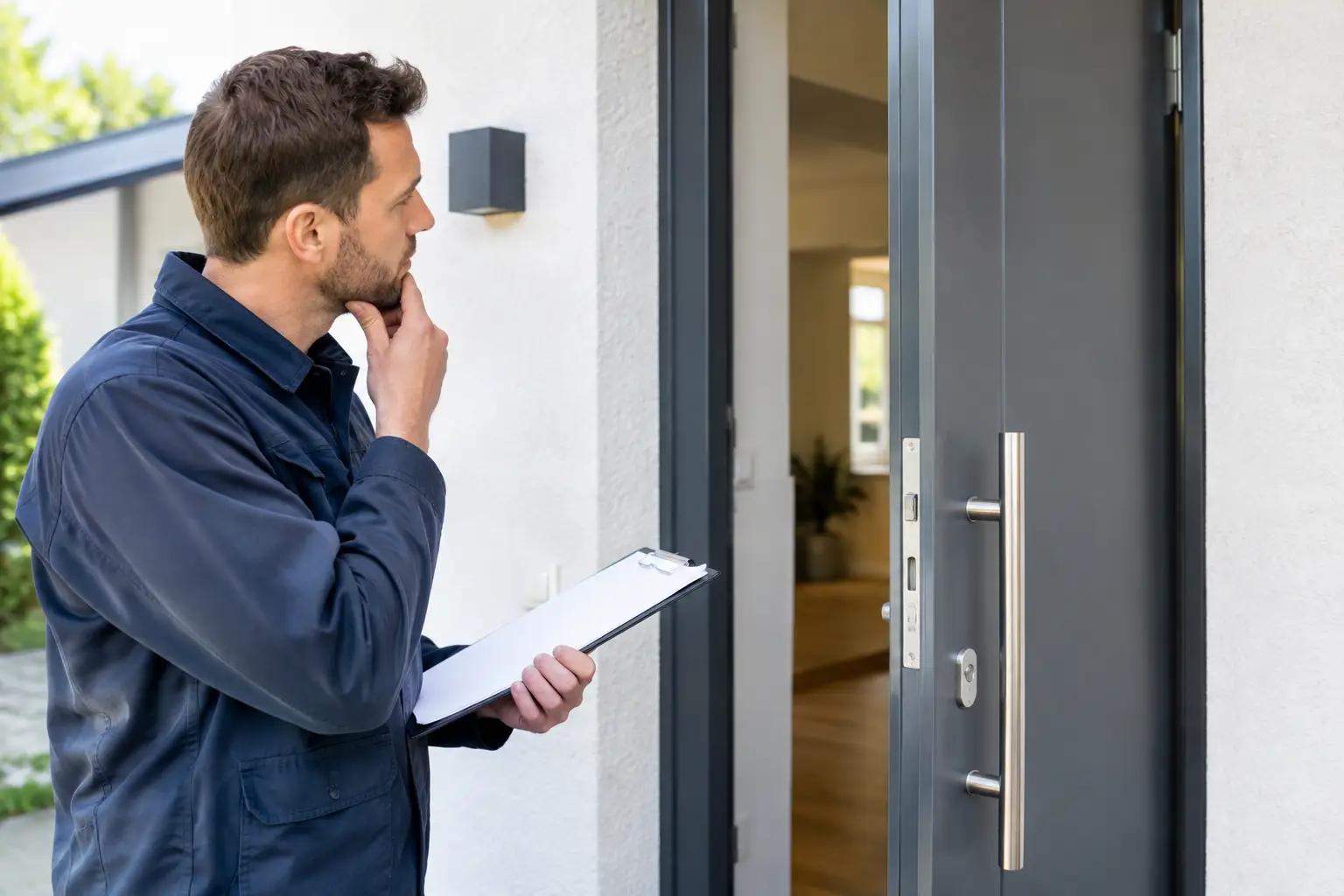 Haustüranschlag richtig bestimmen in 3 Schritten