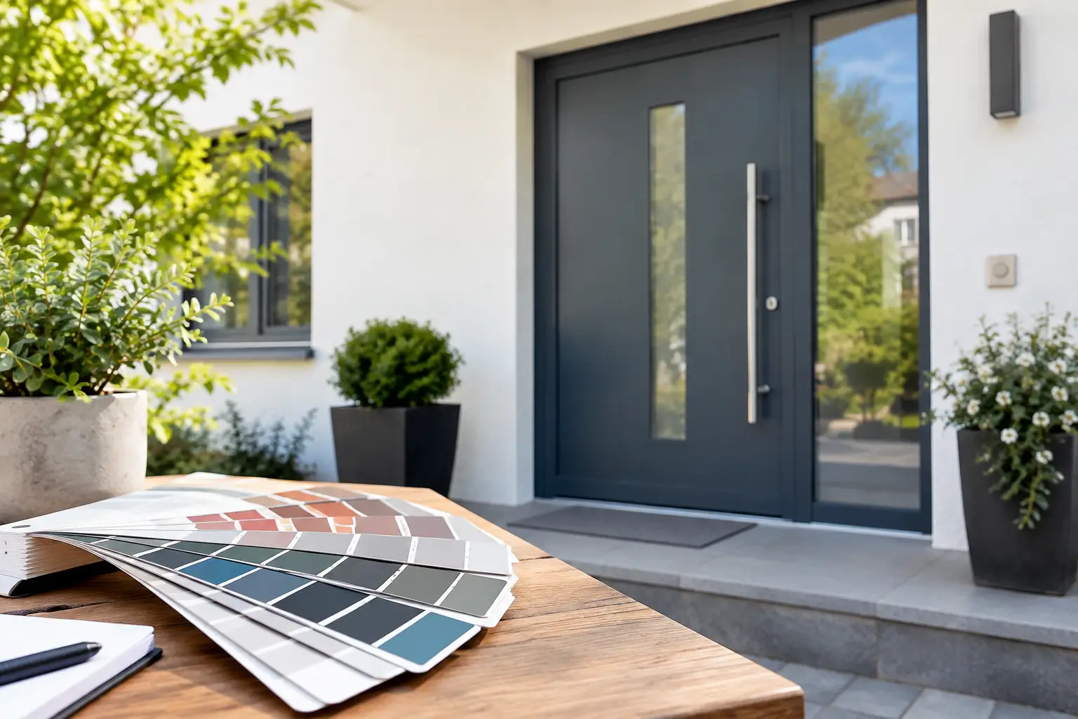 RAL-Farbe für die Haustür richtig auswählen
