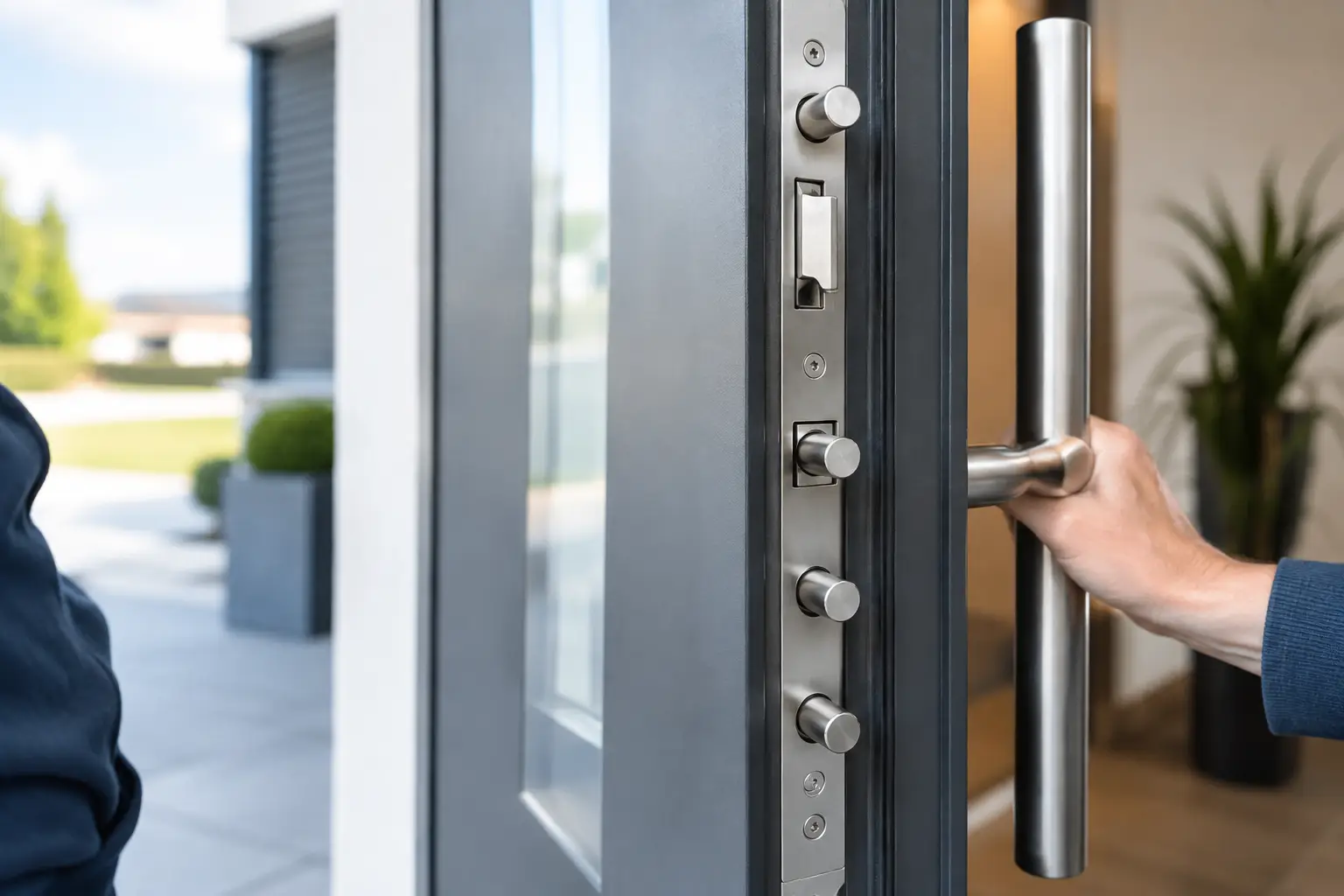 Wie funktioniert Mehrfachverriegelung Haustür?