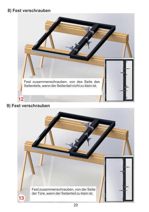 Seitenteil Monatage ALU90,ALU105 und ALU110 6