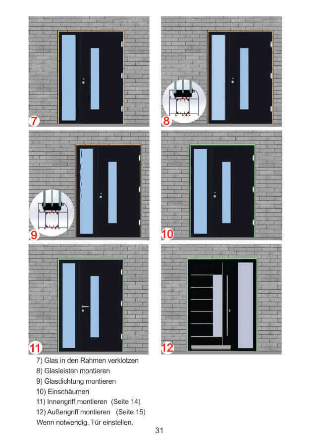 Seitenteil Monatage ALU90,ALU105 und ALU110 7